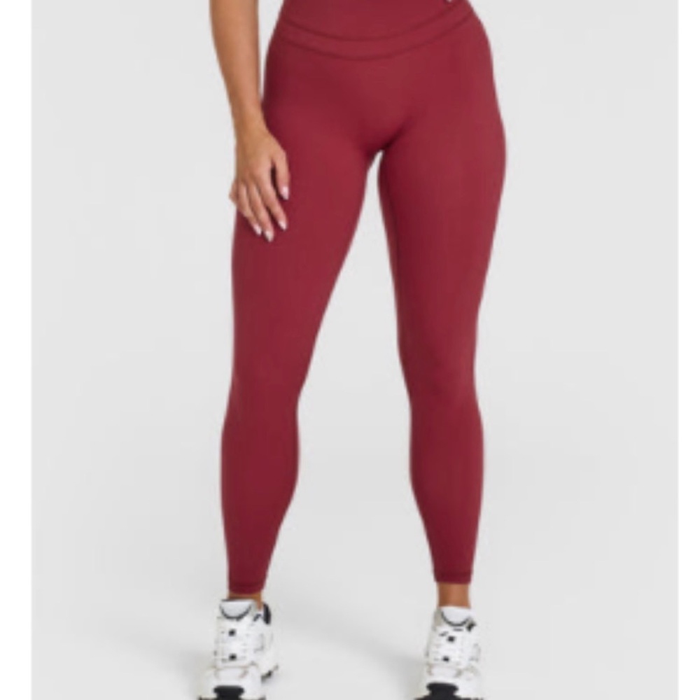 Oner Active High-Waist Burgundy Leggings